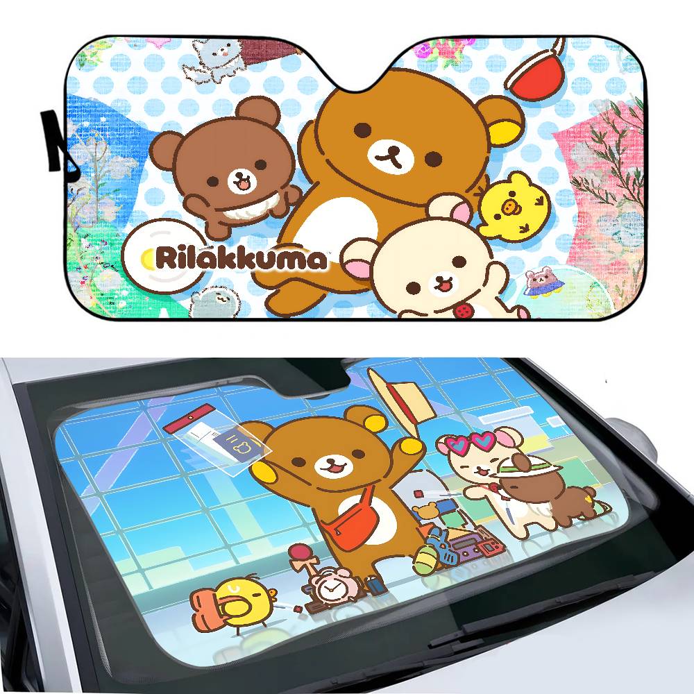 Японское аниме, милый медведь  – обзор и цена Windshield Sun Shade