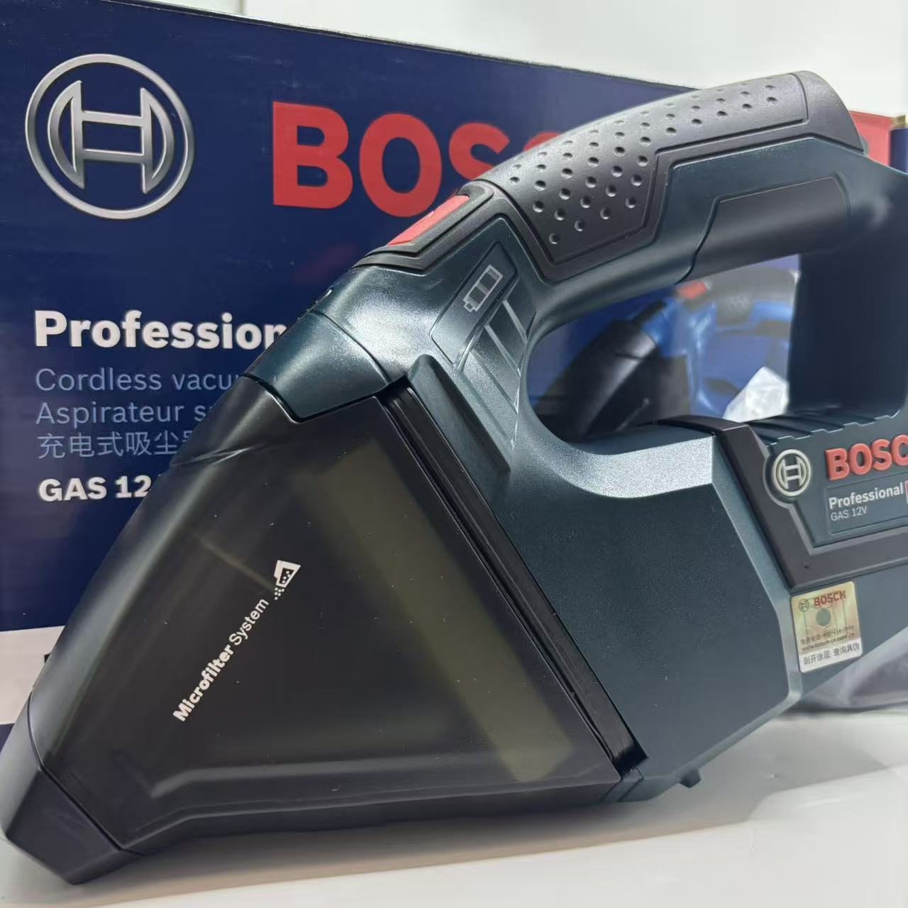 Пылесос Bosch GAS 12V-LI Profe – обзор и цена Car Vacuum