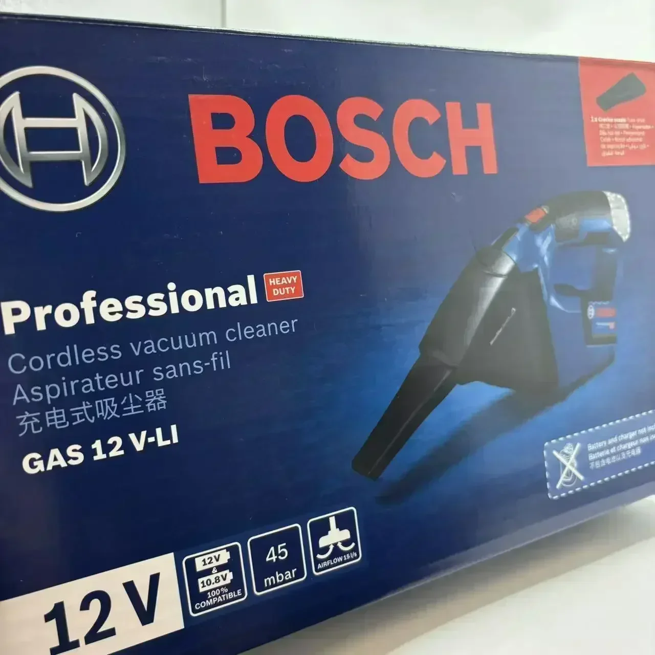 Пылесос Bosch GAS 12V-LI Profe – обзор и цена Car Vacuum