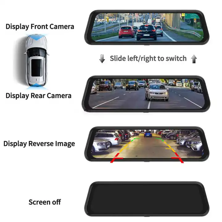 10-дюймовый зеркальный видеоре – обзор и цена Car Mirror