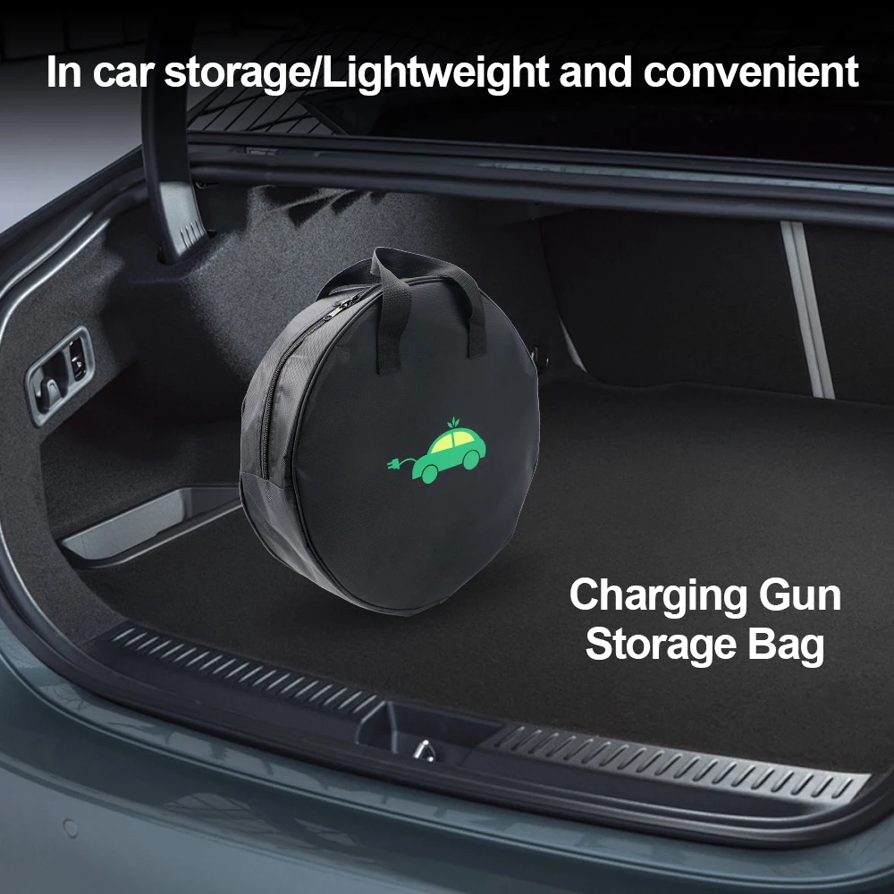 Прочная круглая сумка для хран – обзор и цена Car Cable Organizer