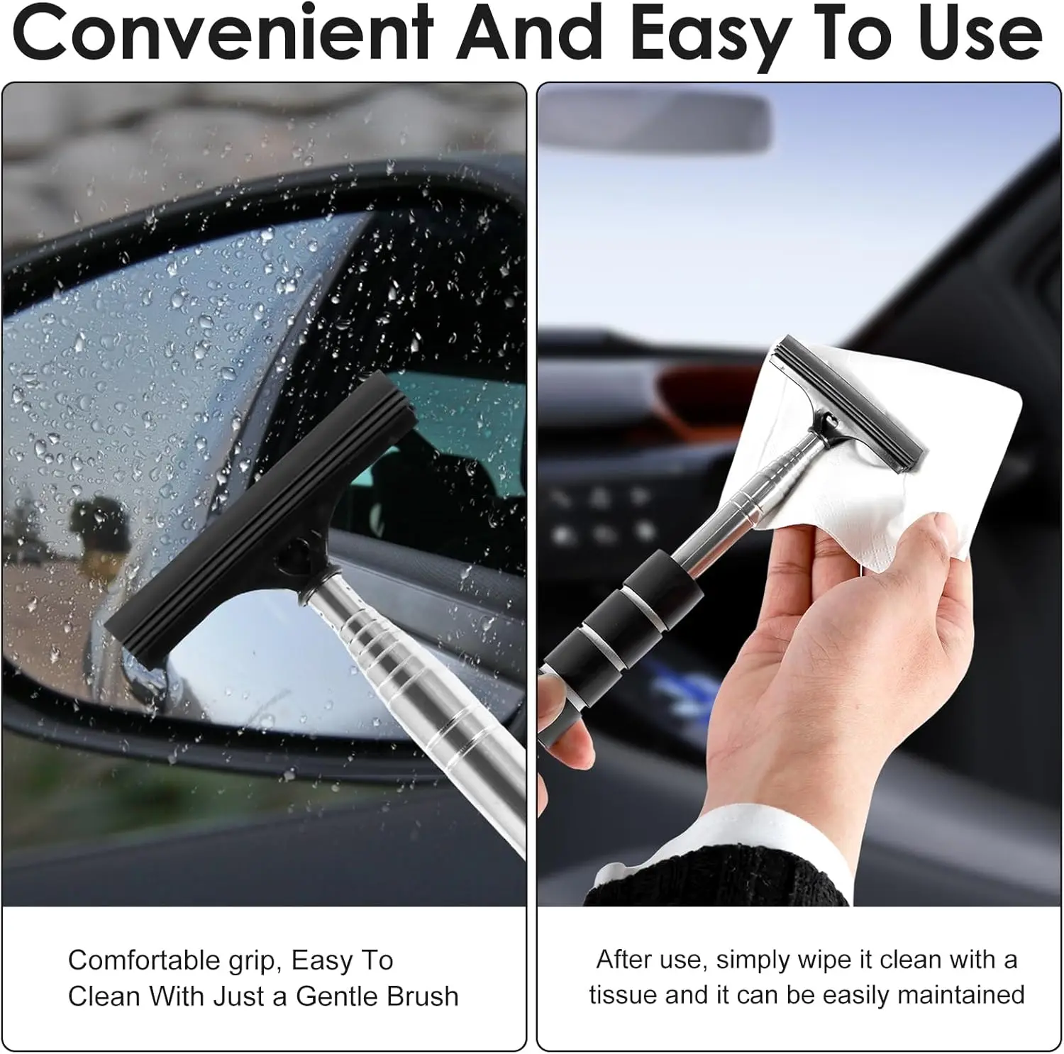 Выдвижной портативный резиновы – обзор и цена Car Wiper