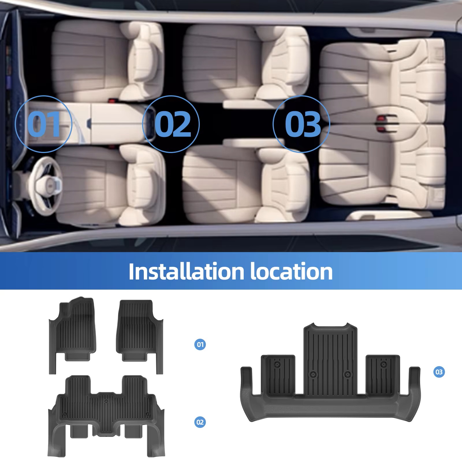 Коврики для пола автомобиля Te – обзор и цена Car Floor Mat